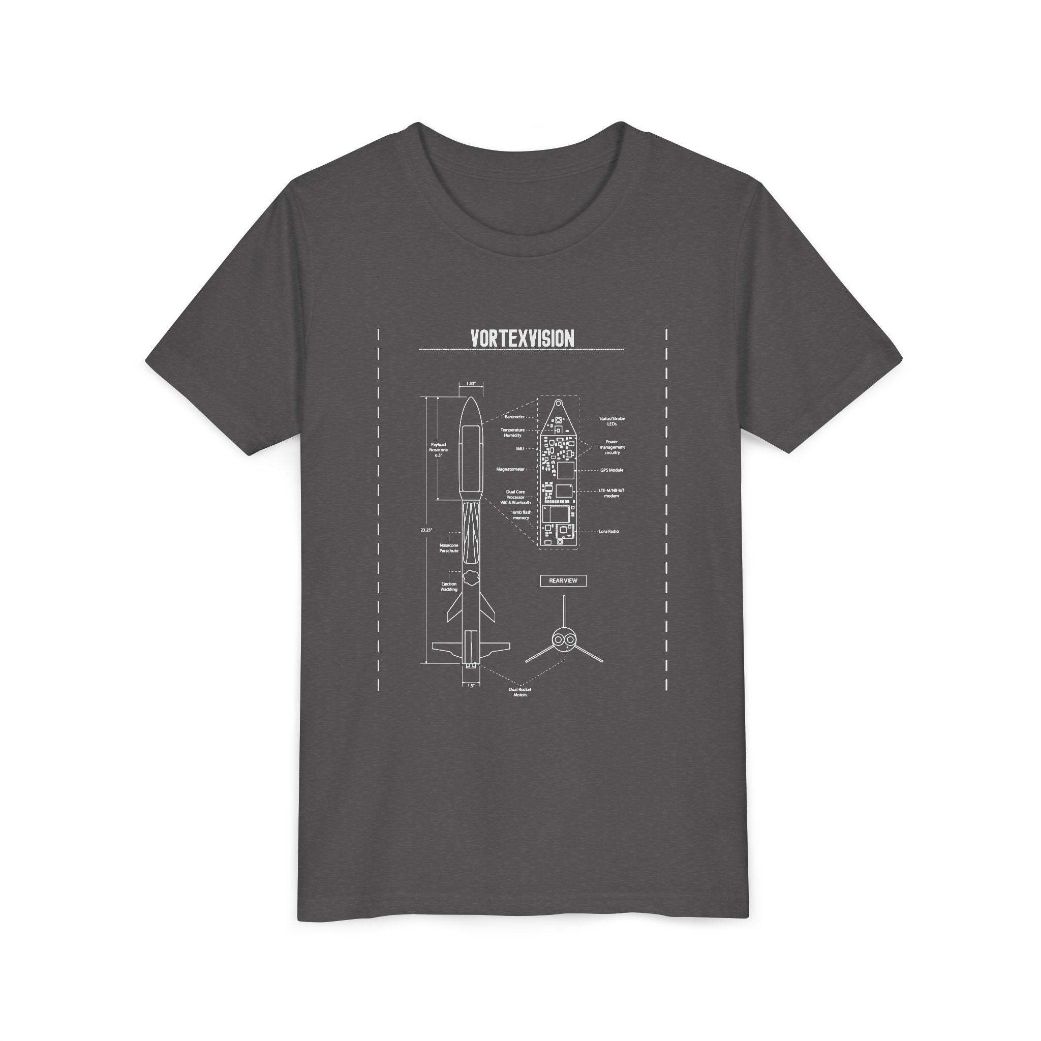 Vortex Vision Blueprint Kids Tee