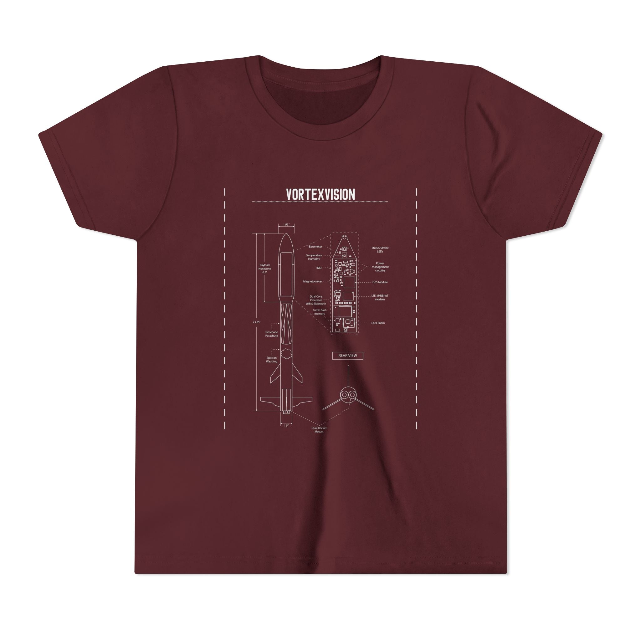 Vortex Vision Blueprint Kids Tee