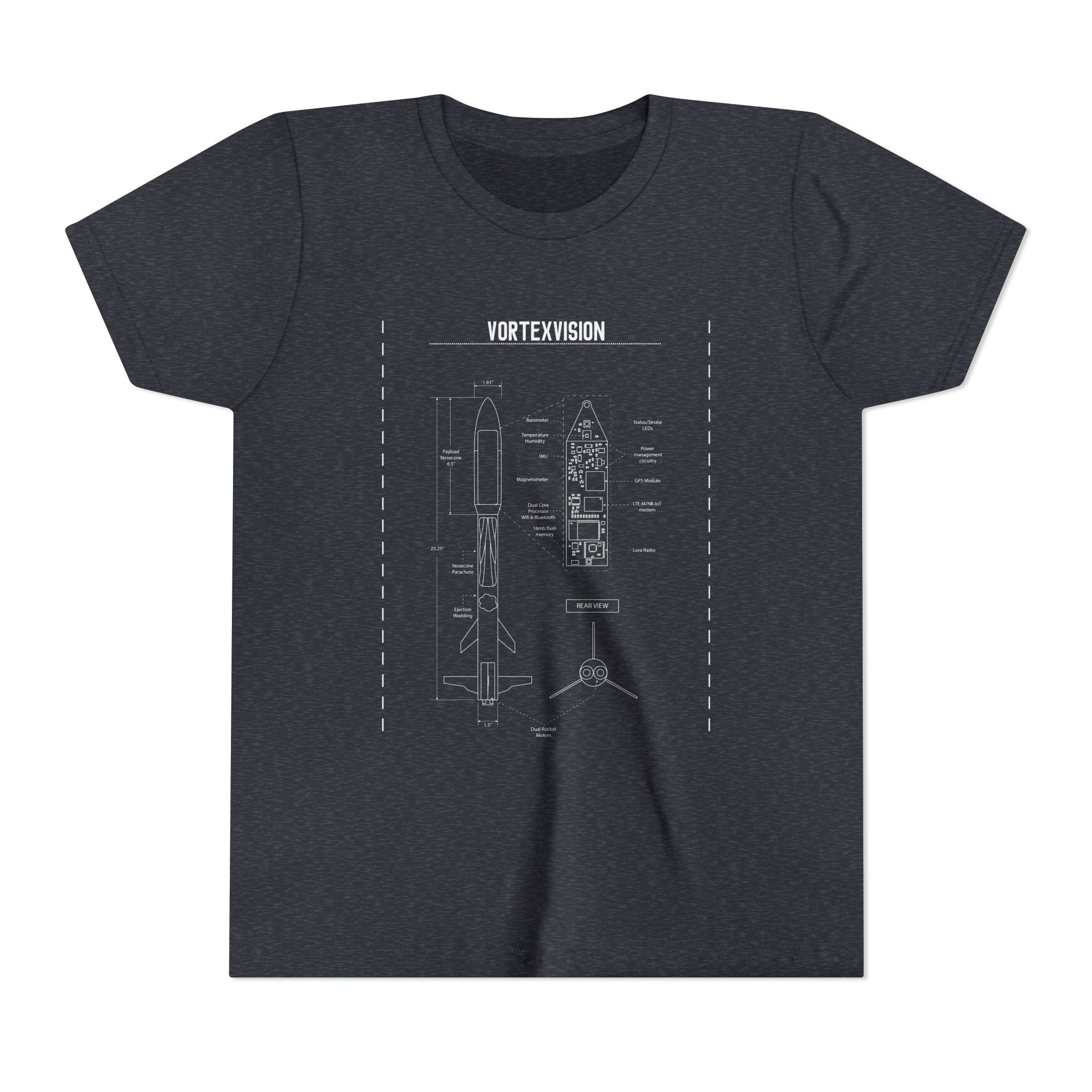 Vortex Vision Blueprint Kids Tee