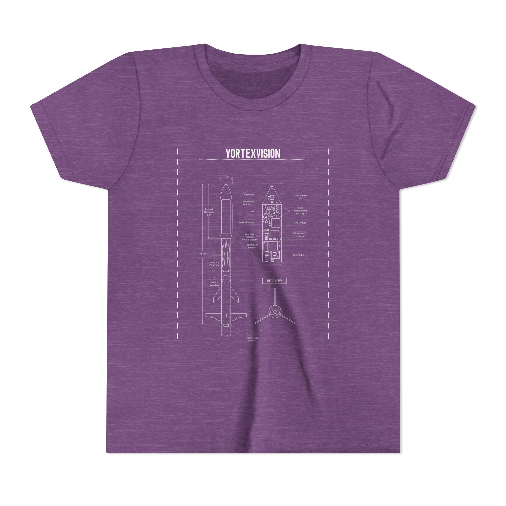 Vortex Vision Blueprint Kids Tee