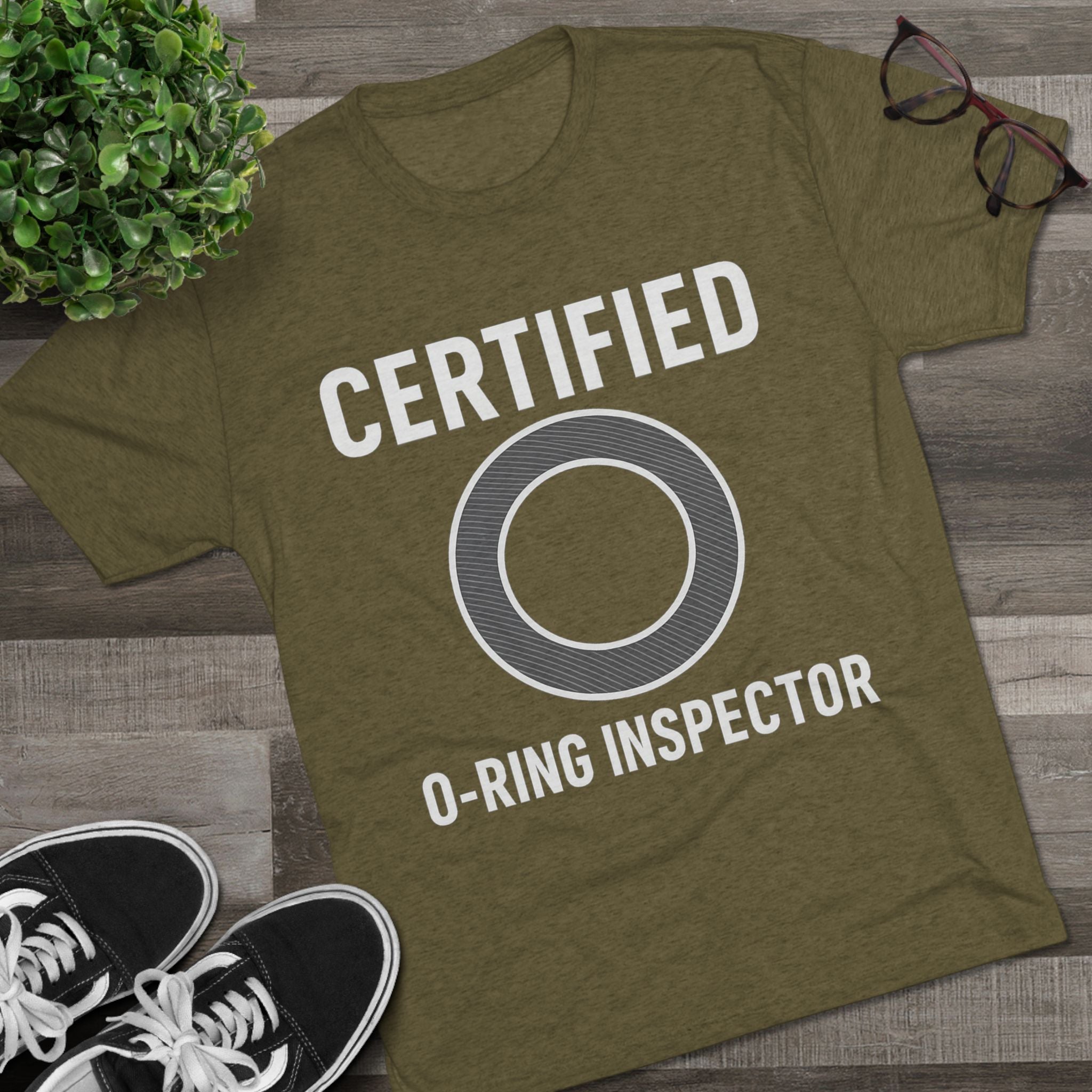 Certified O-Ring Inspector Tri-Blend Tee