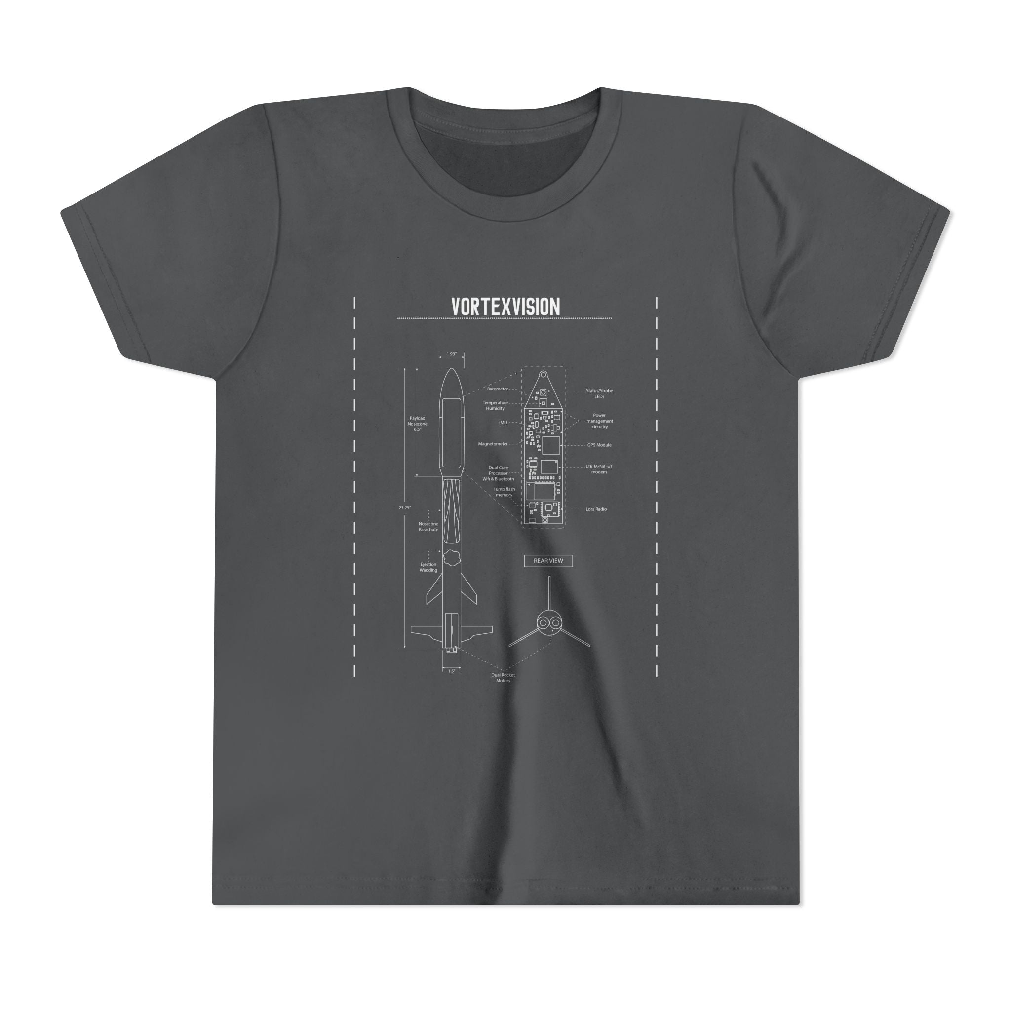 Vortex Vision Blueprint Kids Tee
