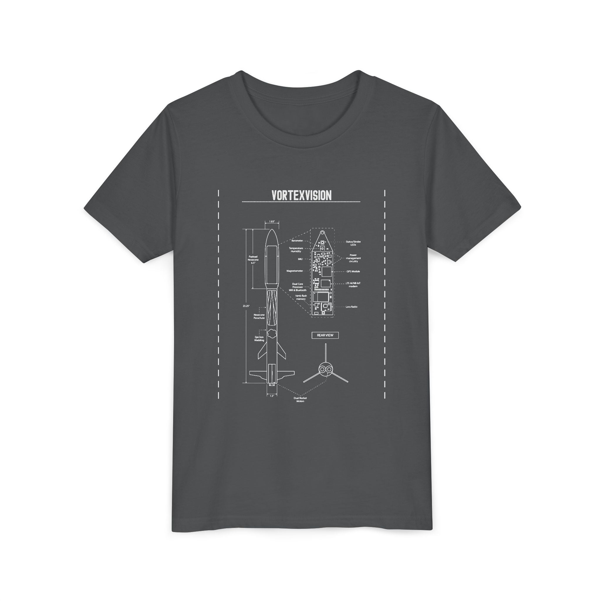 Vortex Vision Blueprint Kids Tee