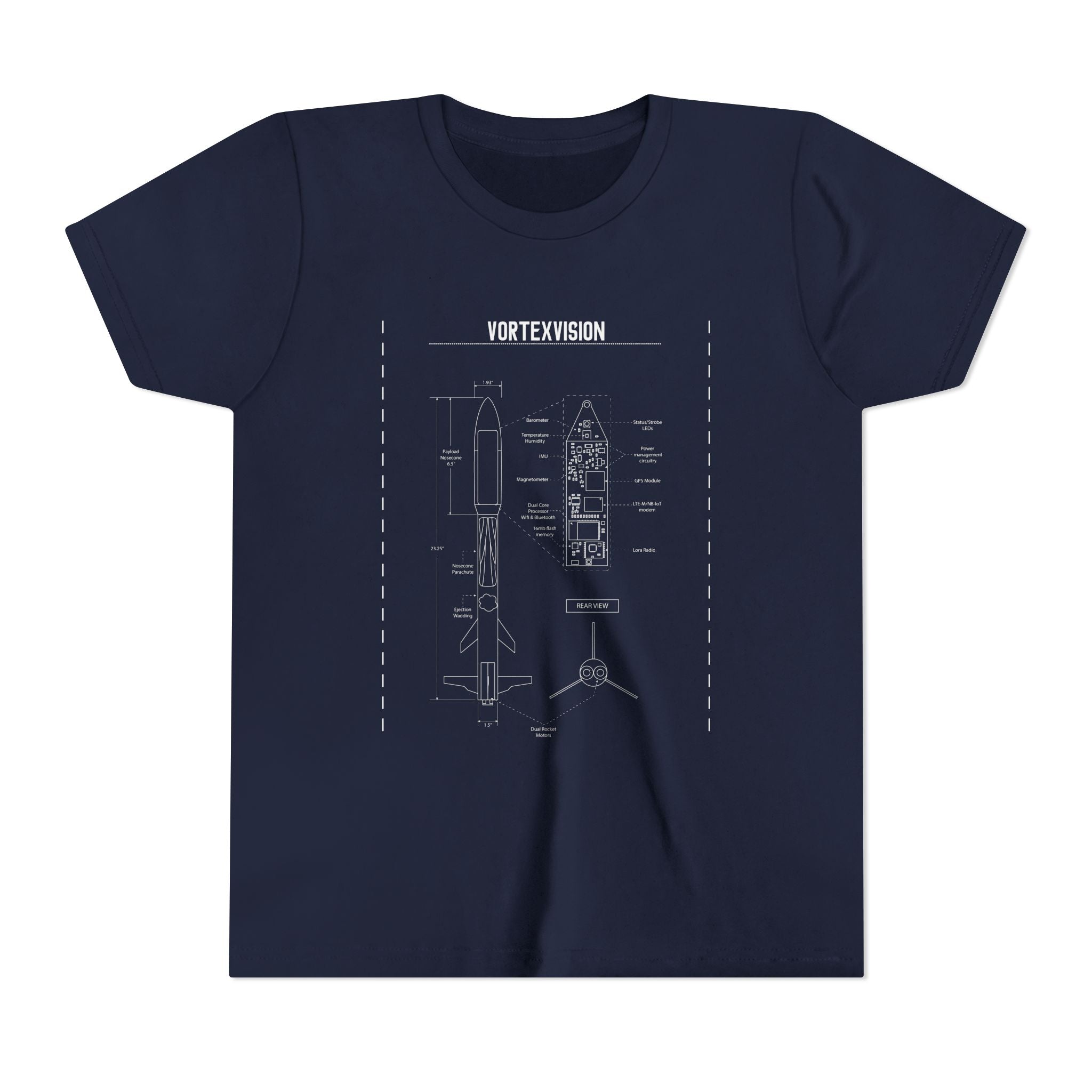 Vortex Vision Blueprint Kids Tee