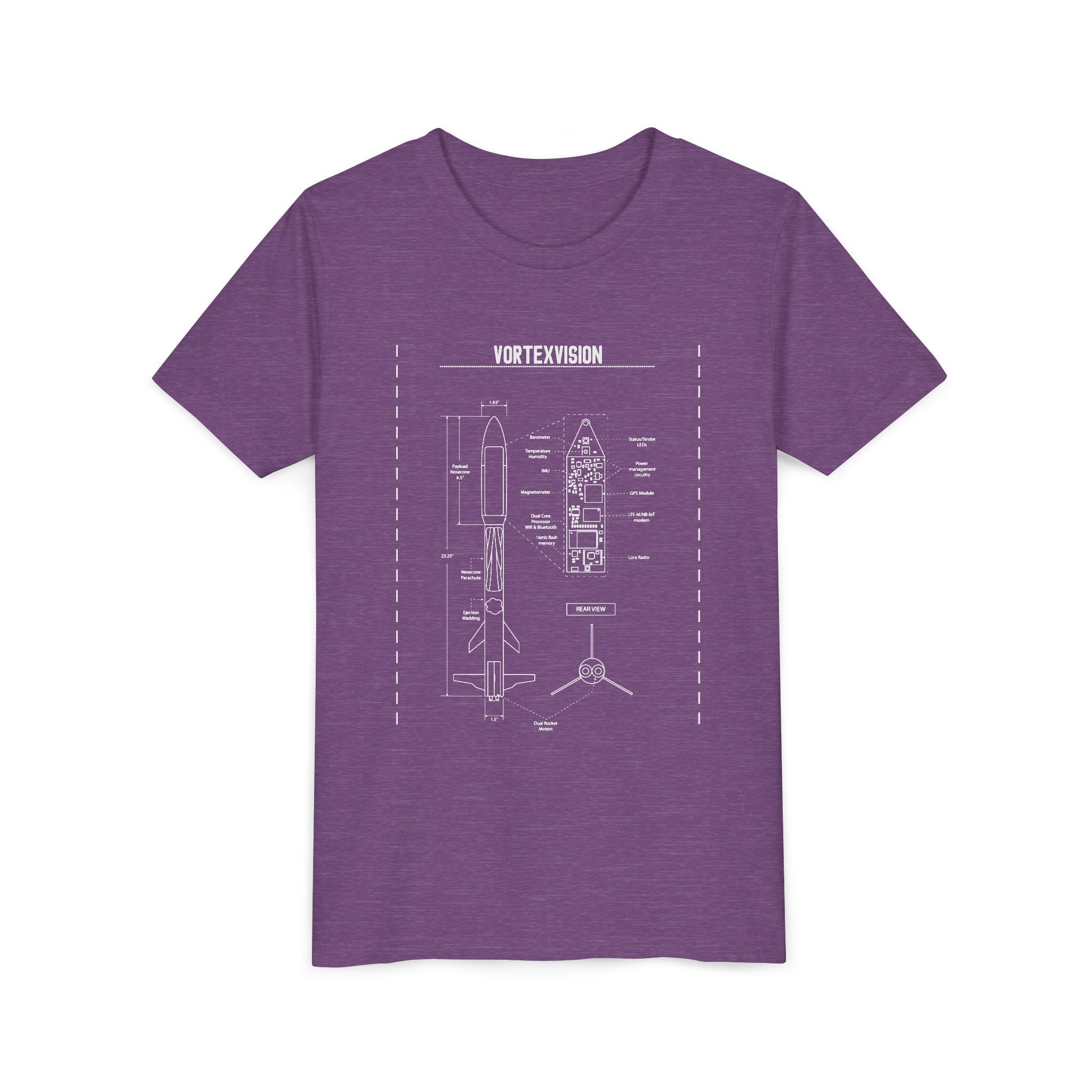 Vortex Vision Blueprint Kids Tee