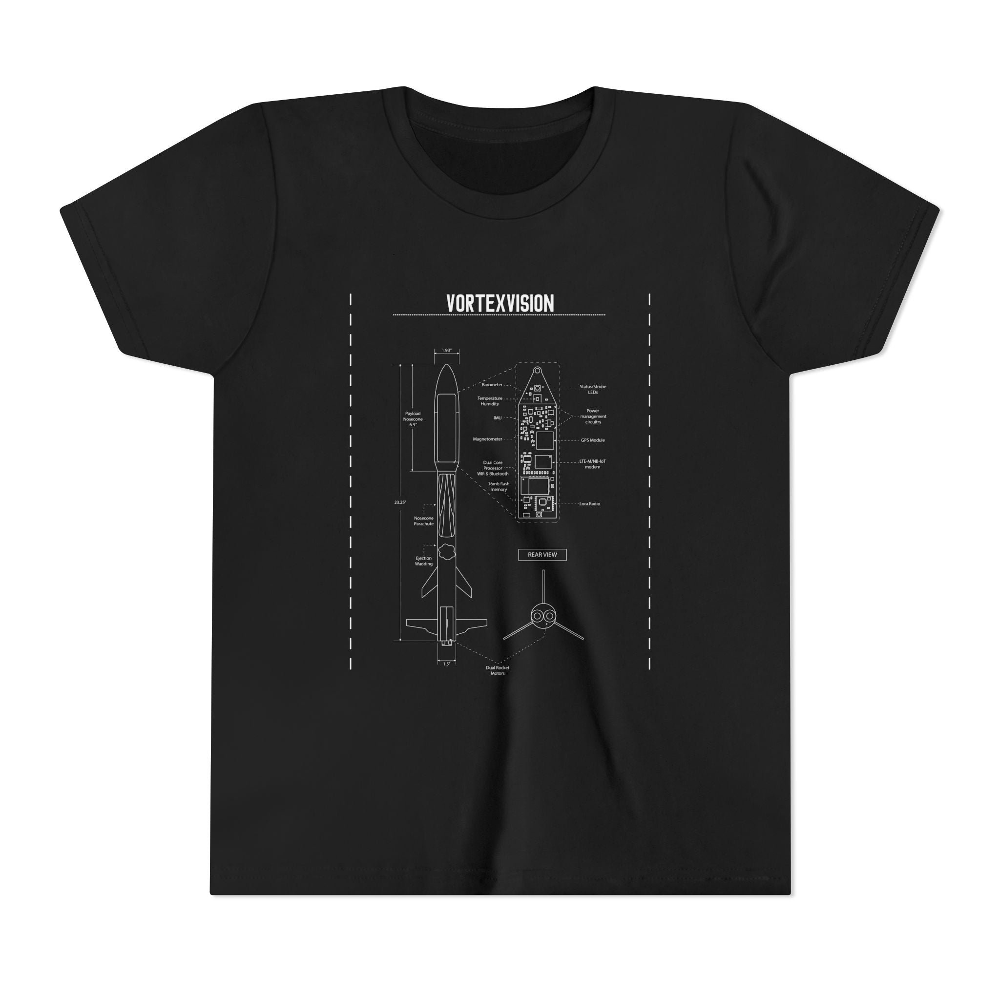 Vortex Vision Blueprint Kids Tee
