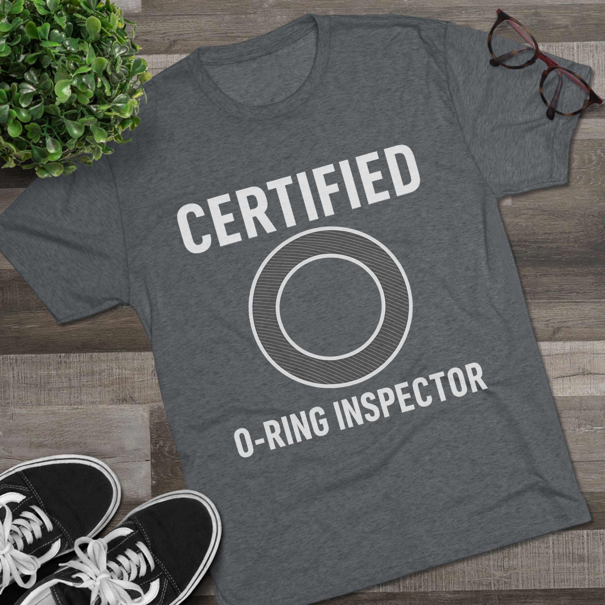 Certified O-Ring Inspector Tri-Blend Tee