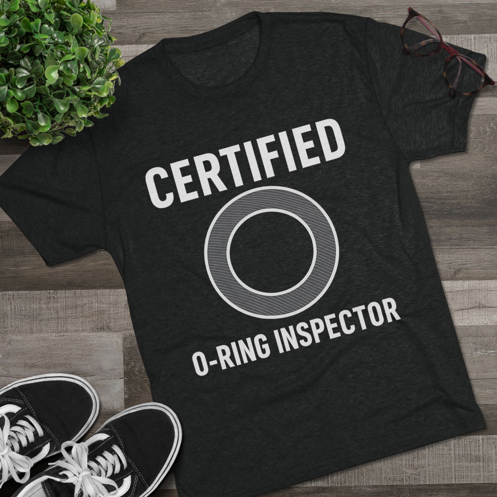 Certified O-Ring Inspector Tri-Blend Tee