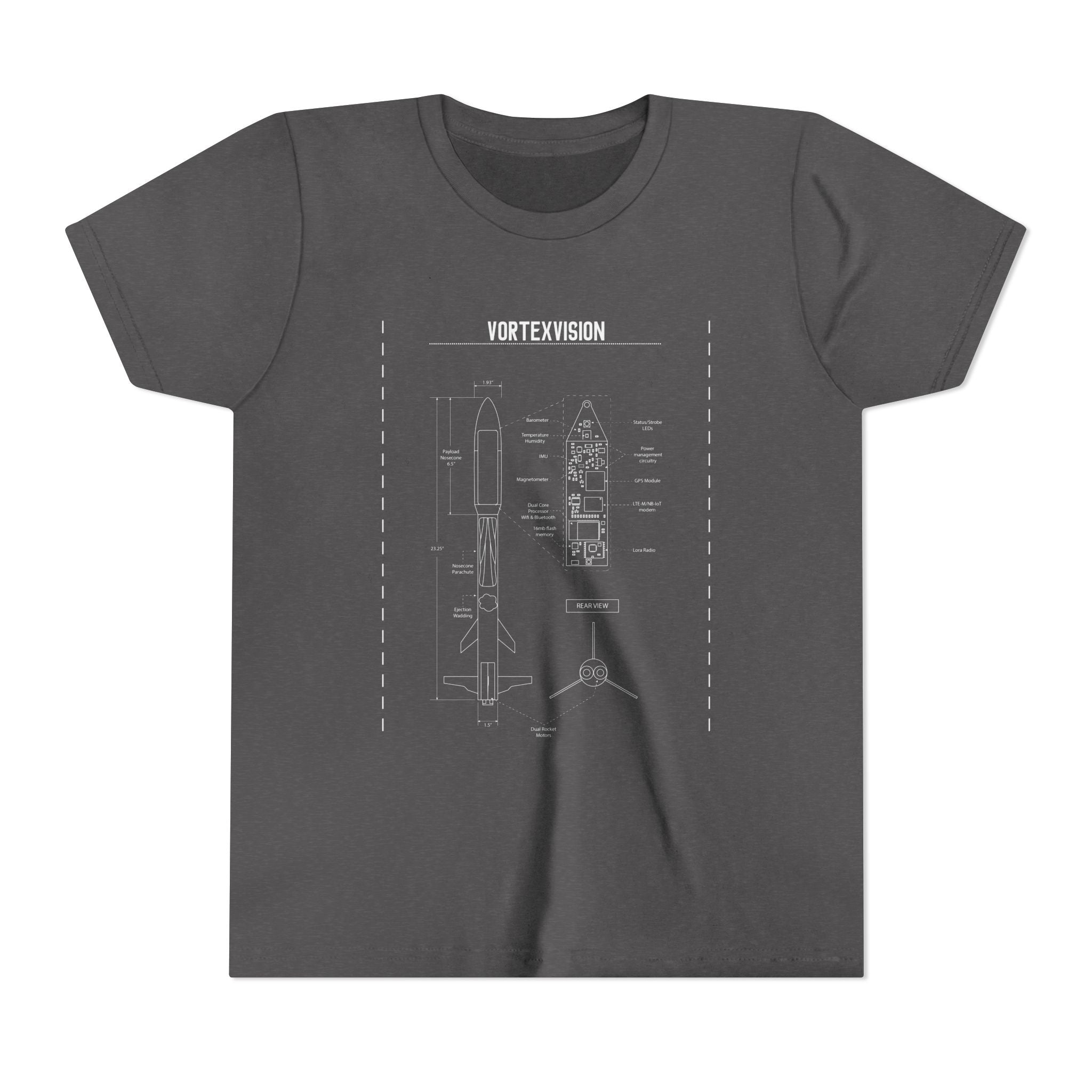 Vortex Vision Blueprint Kids Tee