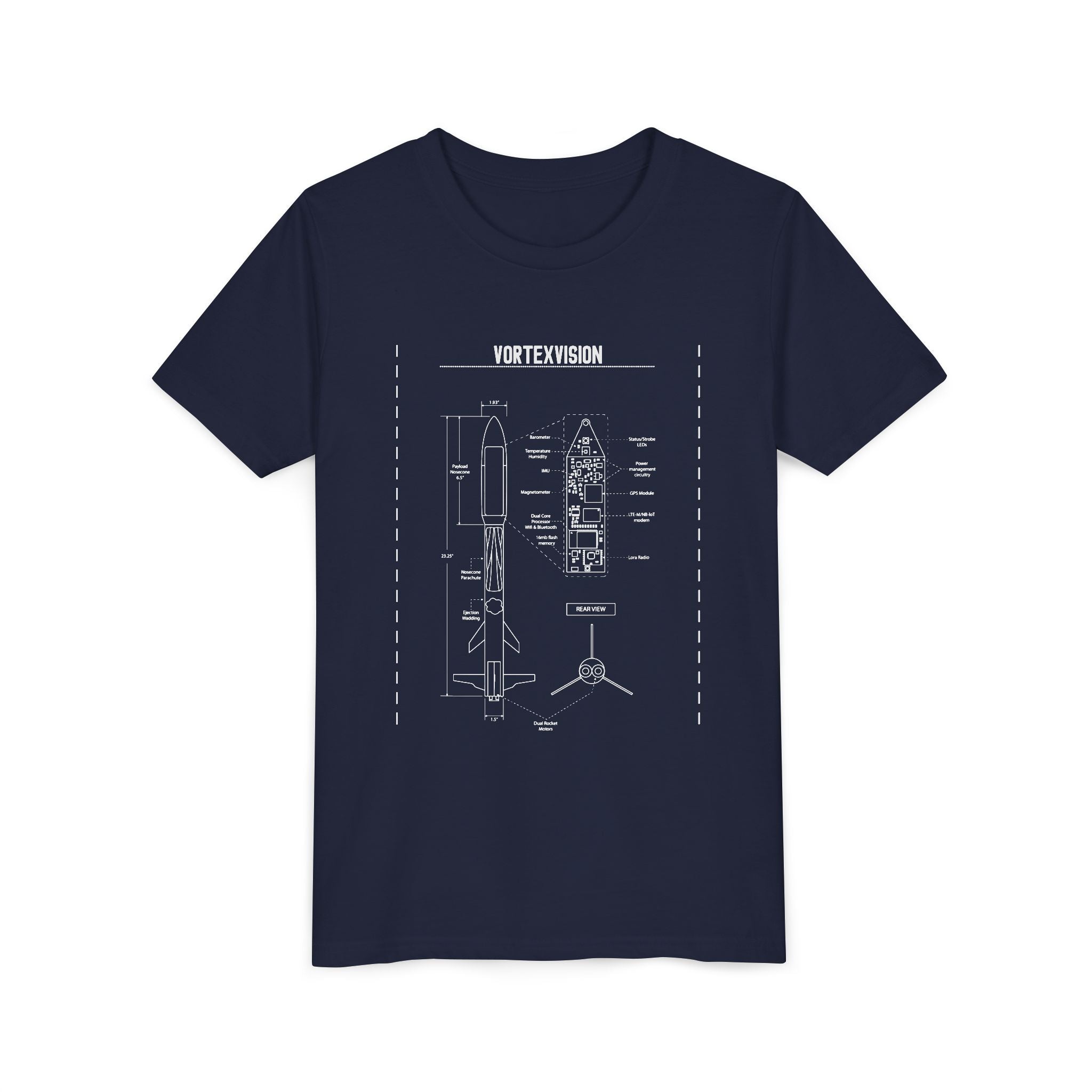 Vortex Vision Blueprint Kids Tee