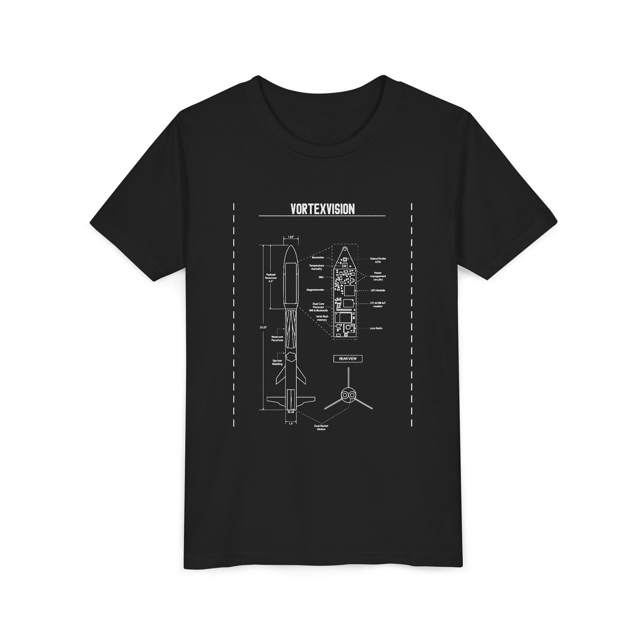 Vortex Vision Blueprint Kids Tee